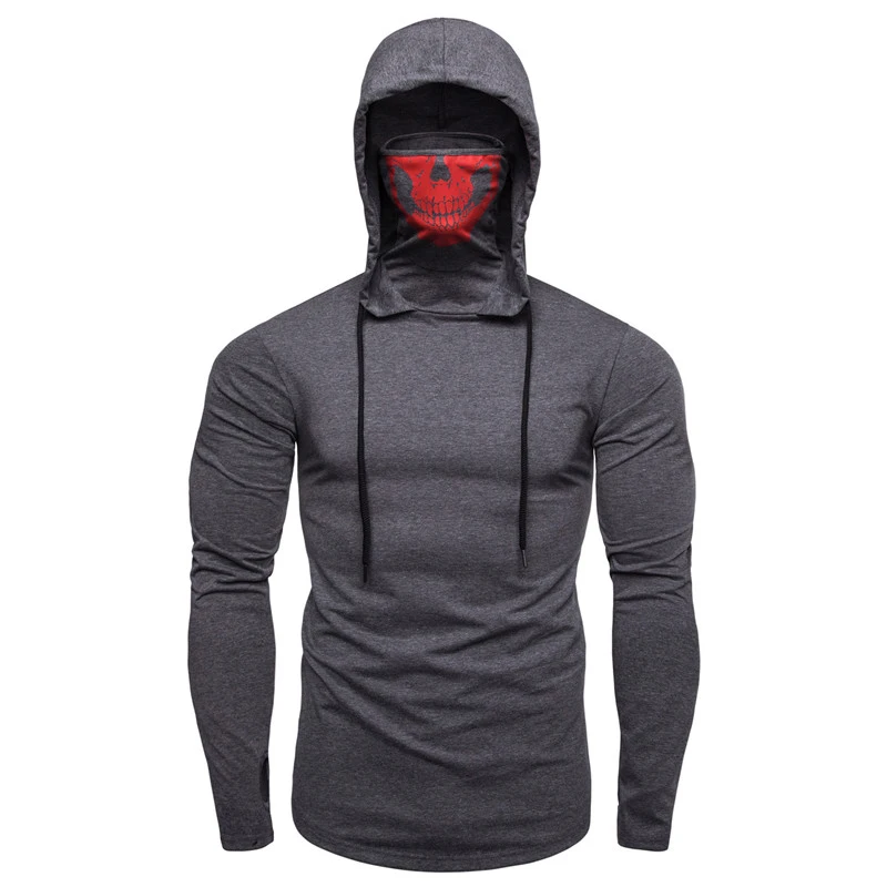 As The Picture Shows Новинка, Sudaderas Para Hombre, для фитнеса, с капюшоном, для мужчин, костюм ниндзя, маска для вызова, большой размер, с капюшоном, для мужчин, Moletom Masculino Com Capuz - Цвет: As The Picture Shows
