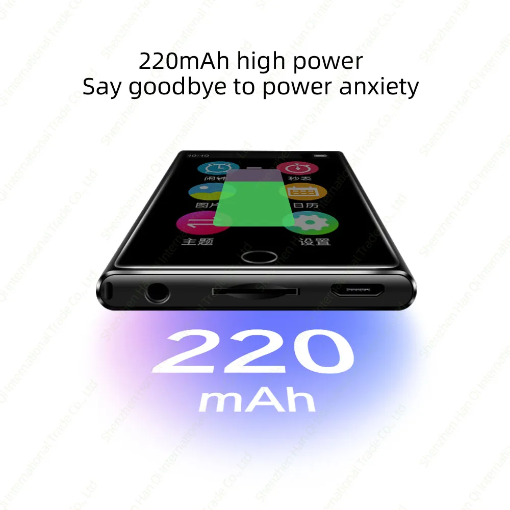 RUIZU M2 Bluetooth MP3 плеер полный сенсорный экран 8 ГБ 16 ГБ портативный аудио музыкальный плеер с fm-радио запись электронная книга видео плеер