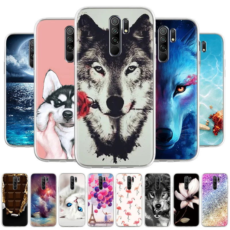 

Case For Xiaomi Redmi 9 Case TPU Silicone Soft Protective Cover Capa Redmi 9T 9A 9C 9C NFC 9i Dog Cartoon Back Cover Fundas