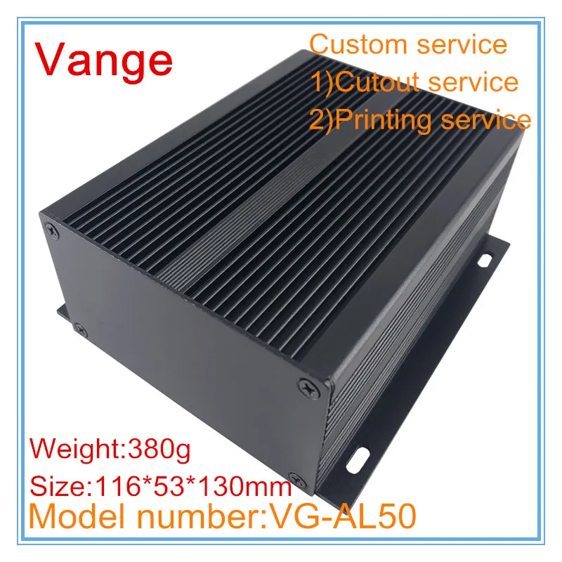 Корпус из экструдированного интегрированного профиля 2 шт./лот 6063-T5 алюминиевый