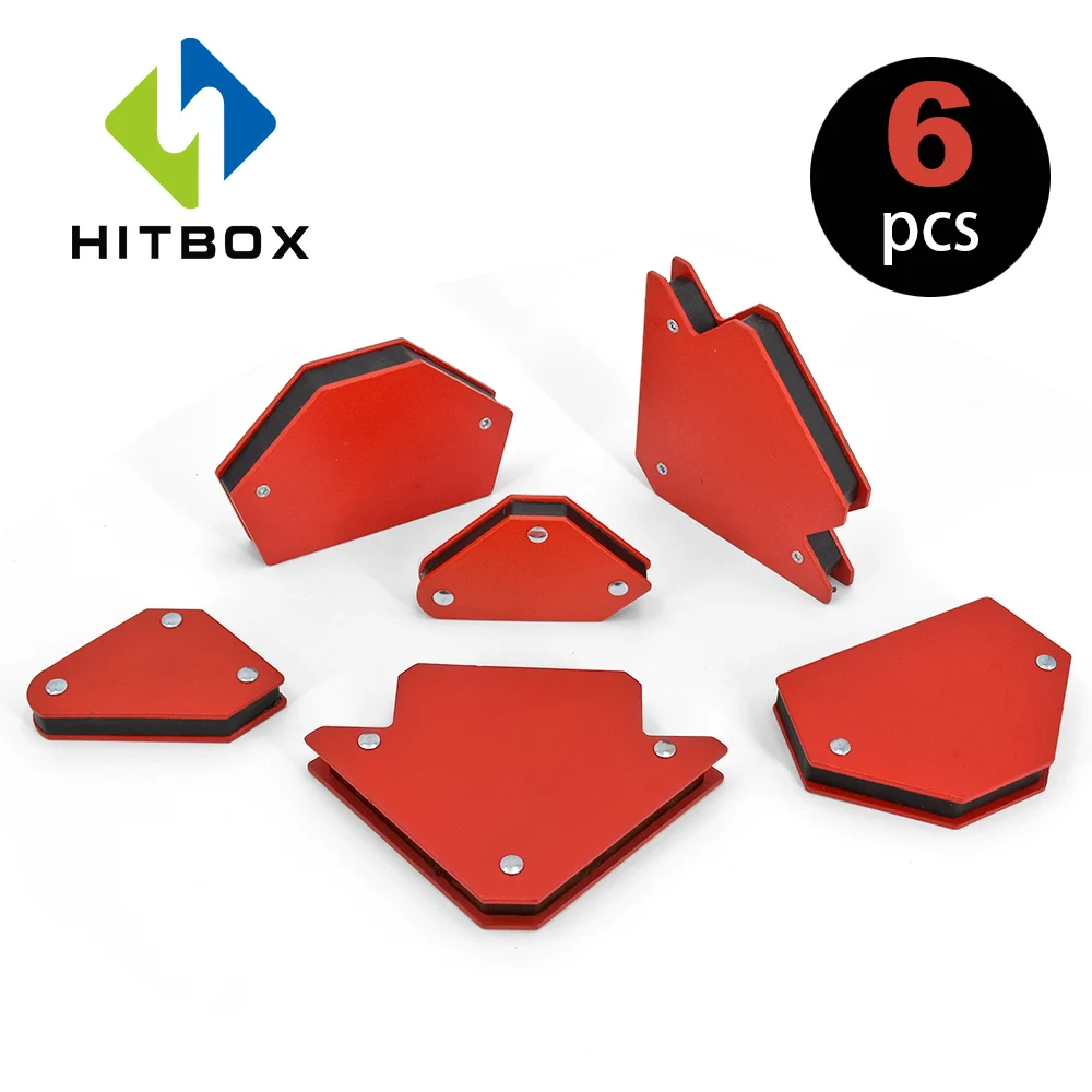 HITBOX сварочный магнитный держатель 6 шт. Сварочный позиционер 9 фунтов 25