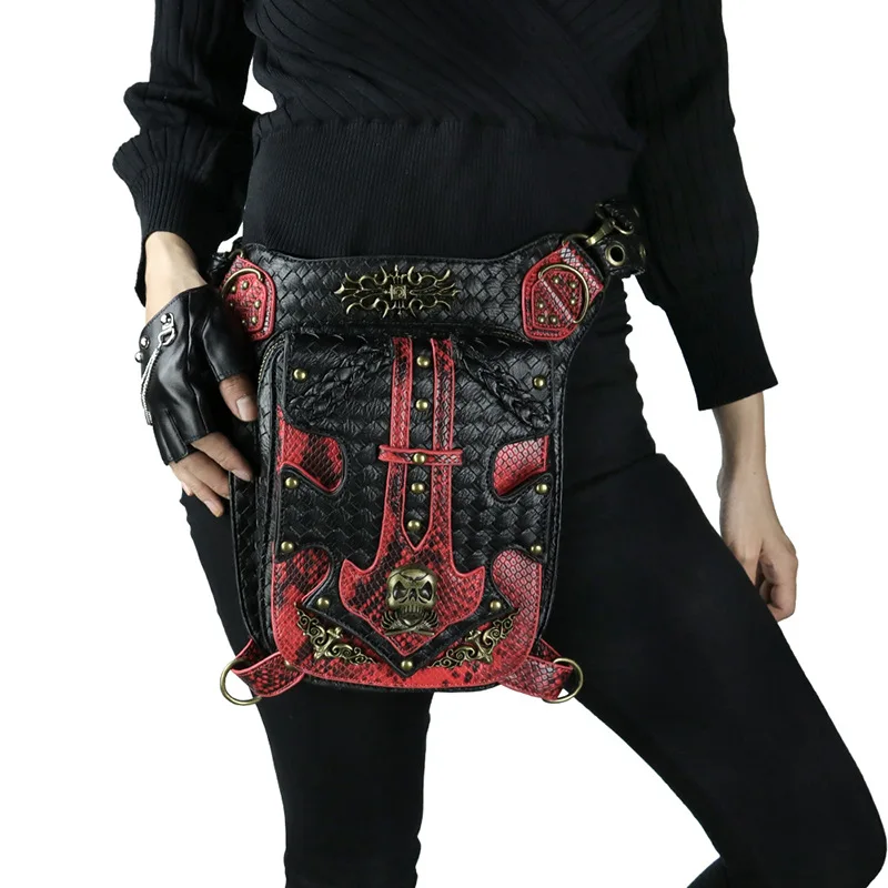 Сумка на пояс Norbinus в стиле стимпанк для мужчин и женщин сумочка кросс боди с