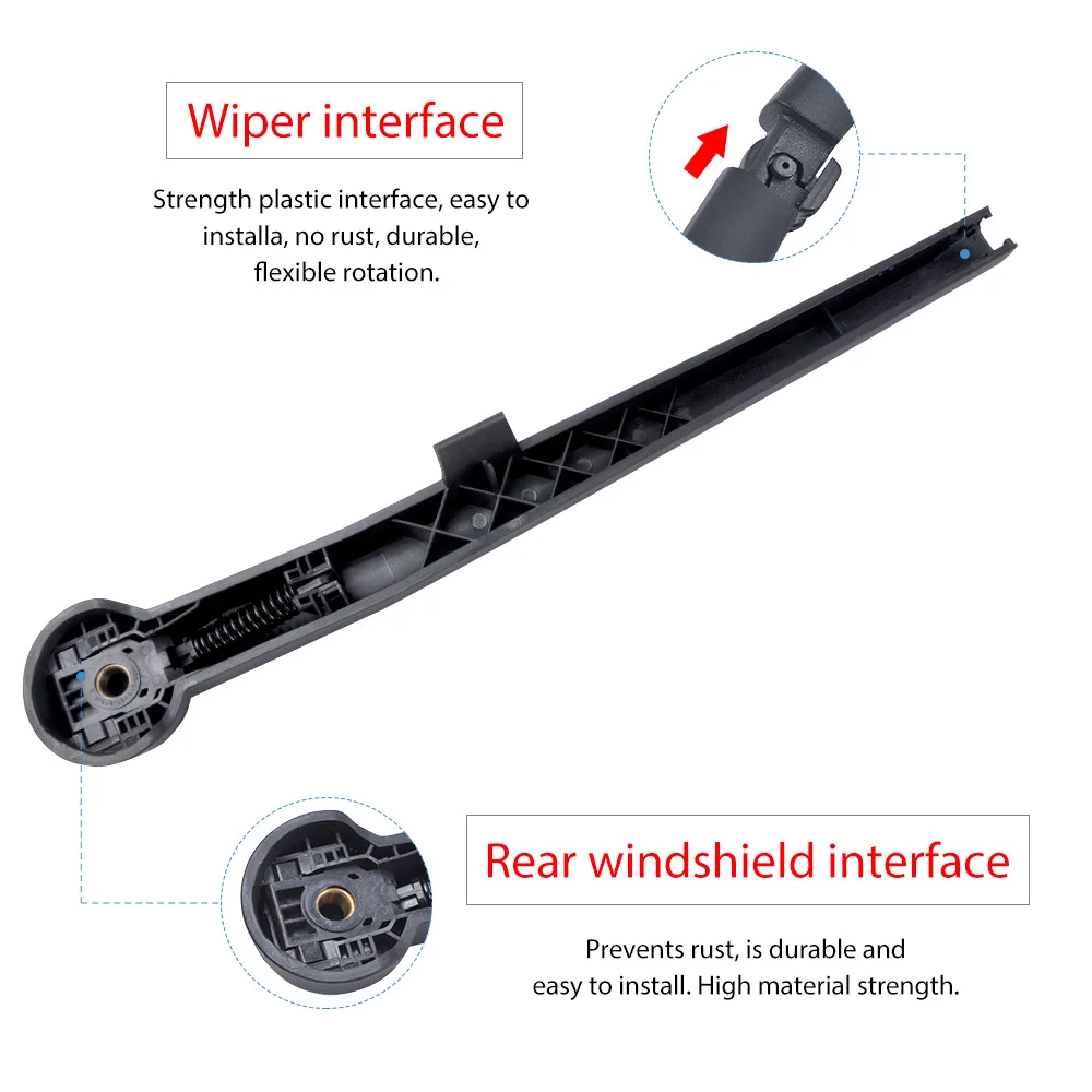 Комплект щёток стеклоочистителя заднего лобового стекла QEEPEI для JEEP Grand Cherokee 2005 2006