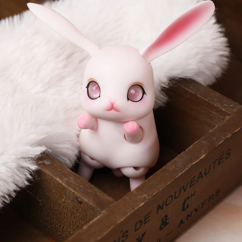 1/12 BJD Кукла SD кукла торт кролик Рубин домашнее животное ухо конечности подвижная