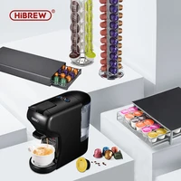 hibrew 4 in 1 multiple capsule espresso coffee machine and dolce gusto nespresso capsule rackstorage box