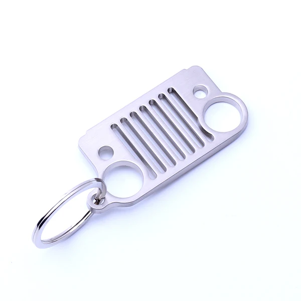 Silver-02 Фирменное кольцо, розовый брелок, модный автомобильный брелок, серебряное кольцо, брелок из нержавеющей стали, стильное кольцо для джипа, 8 цветов, DFDF - Название цвета: Silver-02