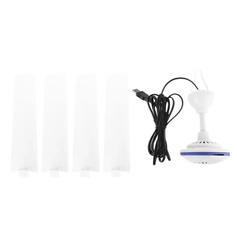 

Бытовая комната DC 5V Потолочная люстра вентилятор воздушный охладитель висит питаемые через USB порт палаточные болельщики для домашная кров...