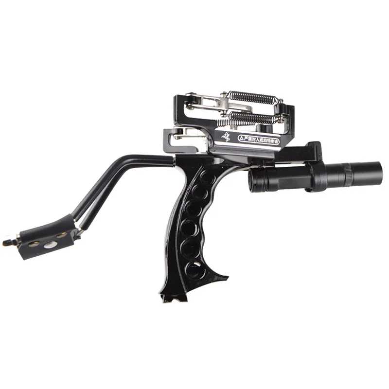 Профессиональная охотничья Рогатка металлический корпус с зеленым лазером для