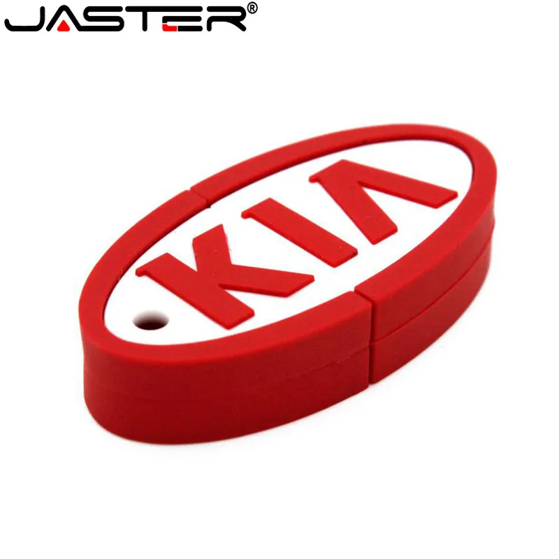 JASTER KIA флеш-накопитель силиконовый Автомобильный ключ 4 ГБ 8 16 32 64 объемный
