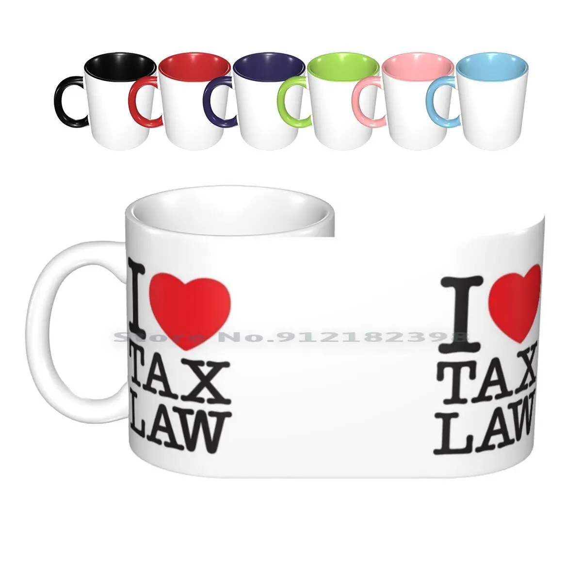 

Керамические кружки I Heart Tax Law, кофейные чашки, Кружка для молока и чая, налоговые права, креативные трендовые винтажные подарочные чашки для ...