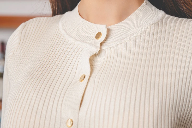 Женское однобортное платье-свитер Mozuleva элегантное стрейчевое Платье До Колена с