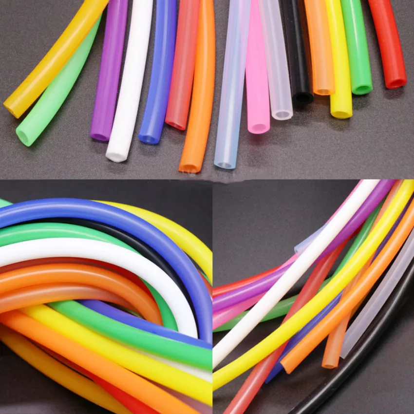 

Silicone tube 4x7 inner diameter 4mm outer diameter 7mm food grade tasteless sealed silicone hose multicolor optional