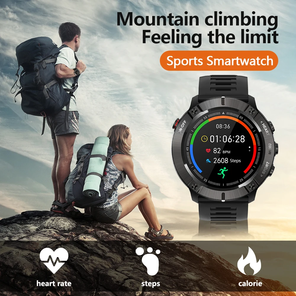 lokmat zeus smart watch men women full touch blood pressure sport smartwatch fitness tracker heart rate monitor for android ios free global shipping