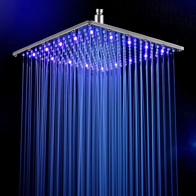 Смеситель для душа из нержавеющей стали квадратная насадка 16 дюймов 40 х40 см не