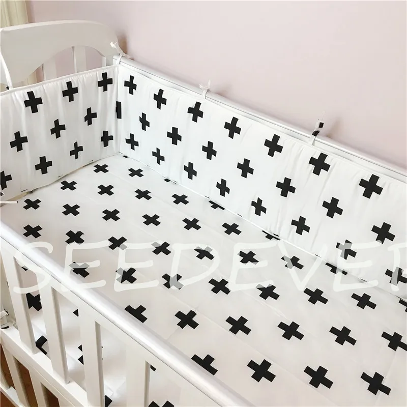 Детские кроватки бамперы для малышей постельное белье из хлопка новорожденных
