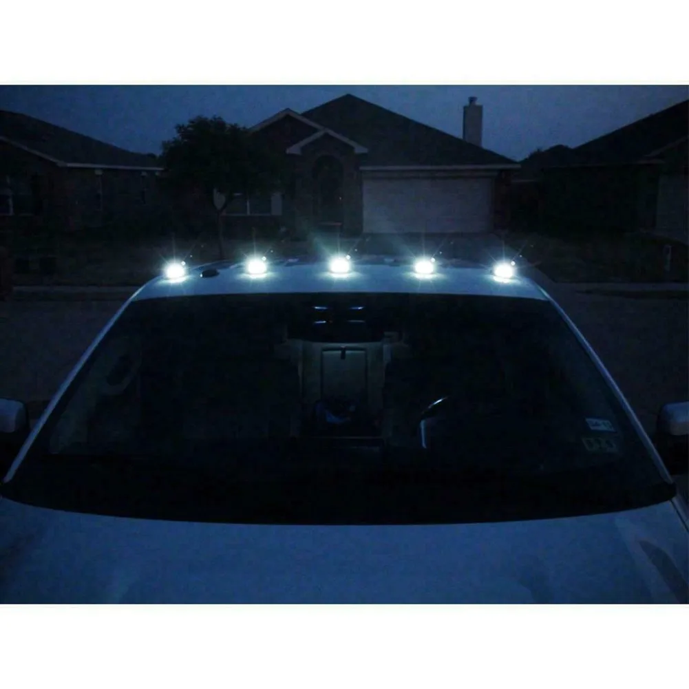 

Visibility Improvement Cab Running Light Warning Lights 5pcs LED Rooftop