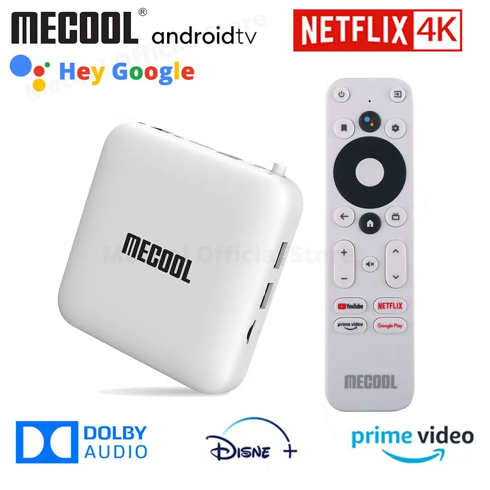 ТВ приставка Mecool KM2 для Netflix 4K Android Amlogic S905X2 2 Гб DDR4 USB3.0 SPDIF Ethernet WiFi Prime Video HDR 10 Widevine