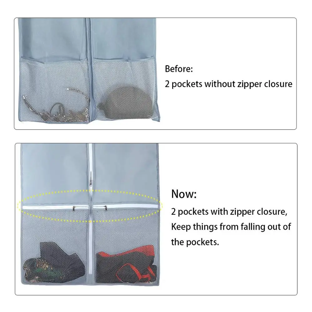 Чехлы для одежды мешки хранения вешалка пыли органайзер домашний портативный