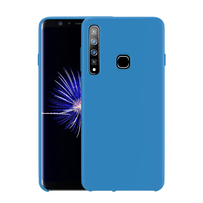 Для samsung A9 чехол мягкий жидкий силиконовый чехол для samsung Galaxy A9 A9s A920 A920F A9 Star Pro Чехол - Цвет: Blue