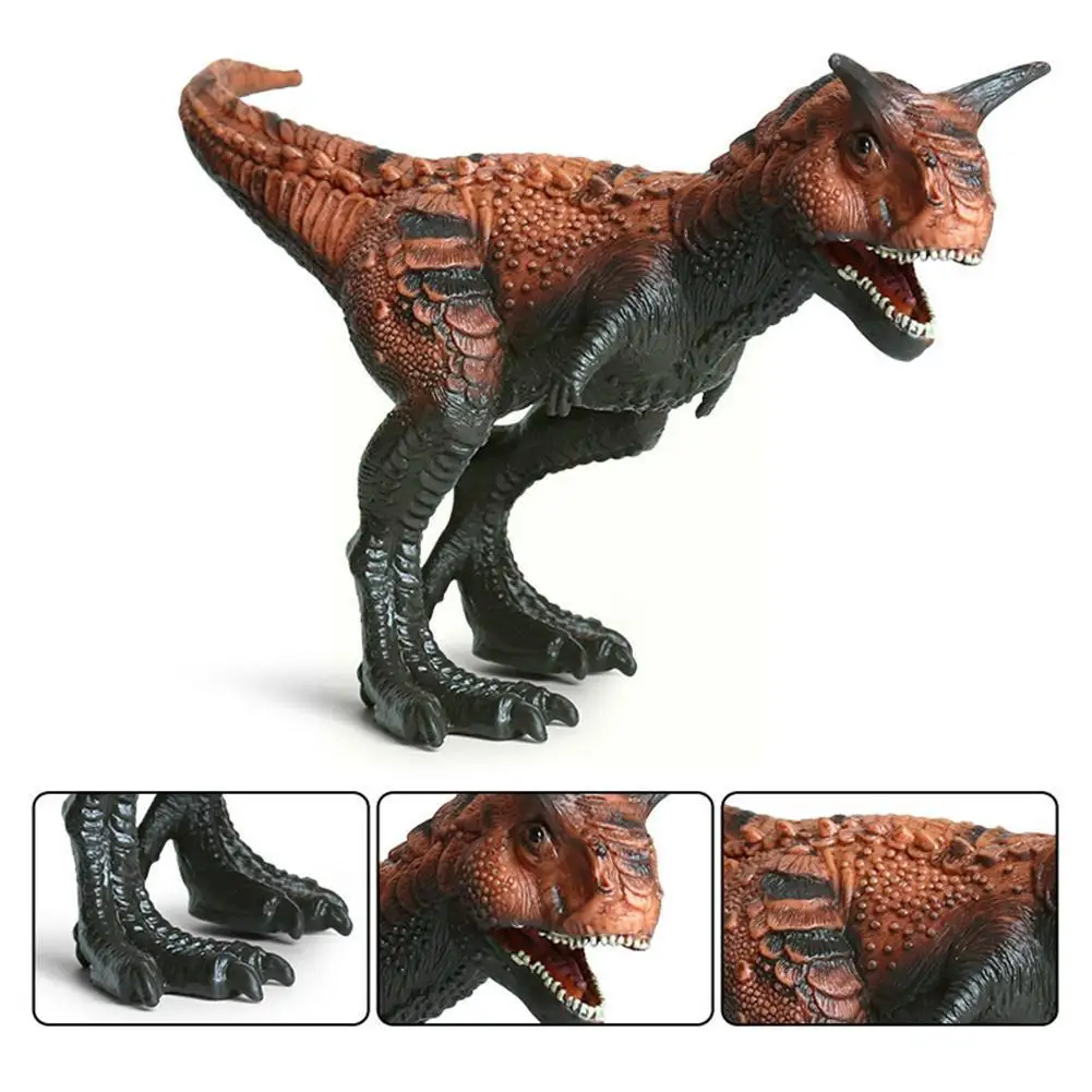 Динозавр Юрского периода Дикая жизнь искусственные игрушки для детей Carnotaurus