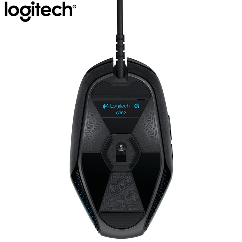 Игровая мышь logitech G302 Daedalus Prime MOBA Проводная оптическая 4000 dpi USB интерфейс офисный
