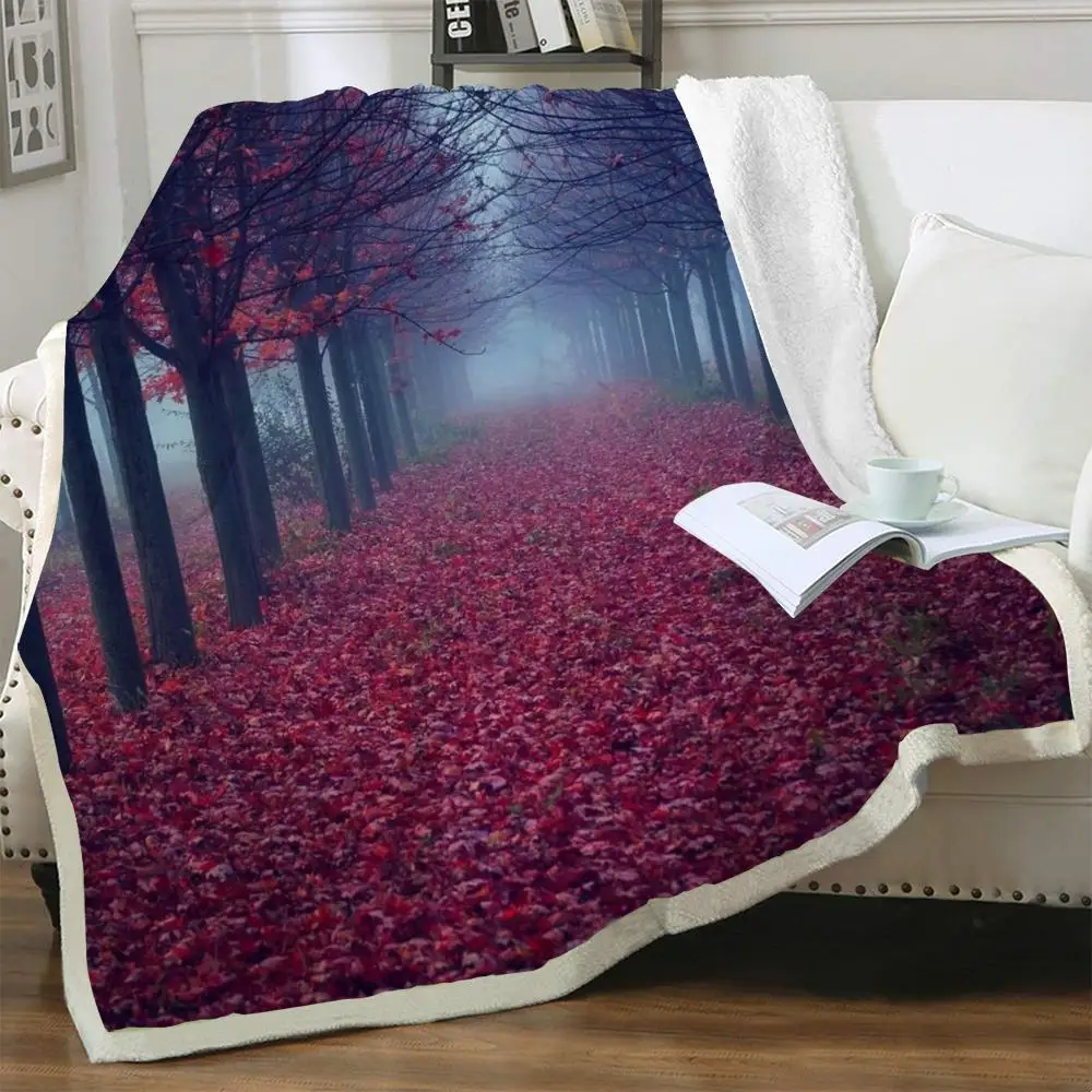 

Одеяло NKNK с рисунком дерева, мягкое покрывало для кровати в стиле Харадзюку, покрывало с рисунком животного