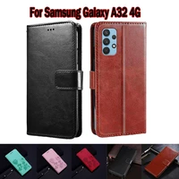 flip case for samsung galaxy a32 4g sm a325m a325f cover phone protective funda case for samsung a32 a 32 5g wallet leather book