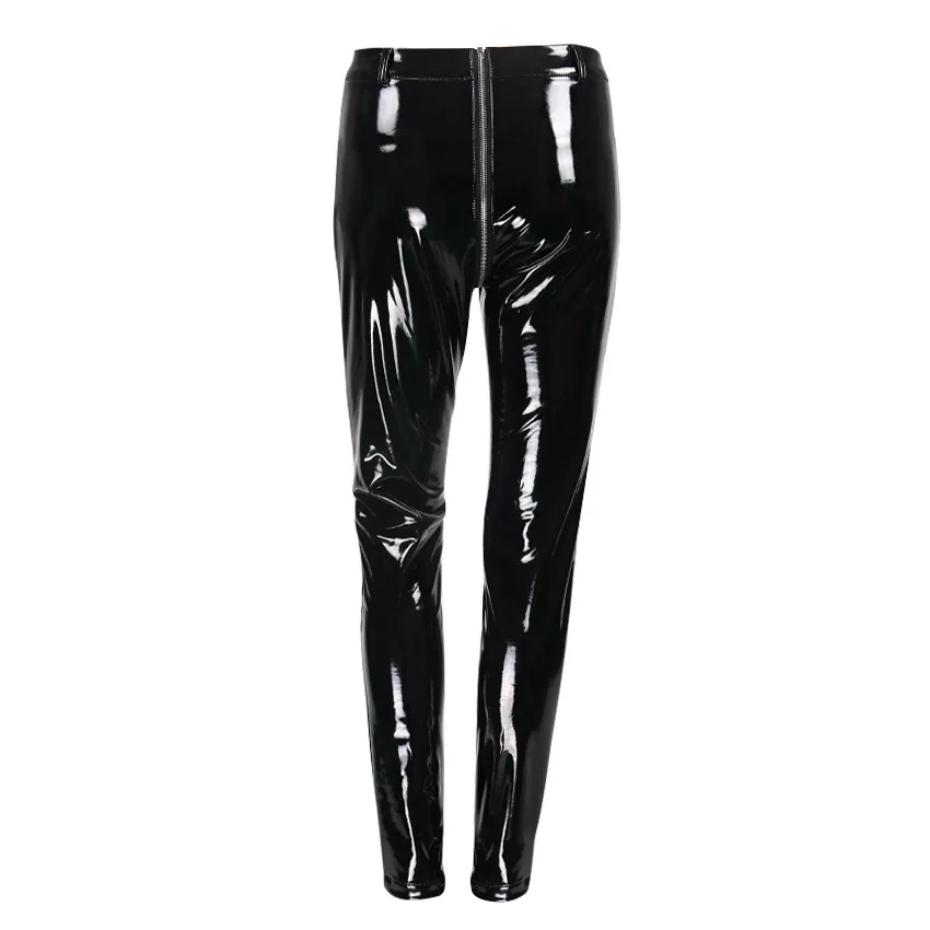 

Women Pu Leather Pants Black Sexy Stretch Bodycon Trousers Women High Waist Long Pants Elastic Pencil Hot Skinny Trousers