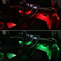 for bmw 5 series f10f11 2 colors tuning car neon voiture led strip interior decorative door ambient light