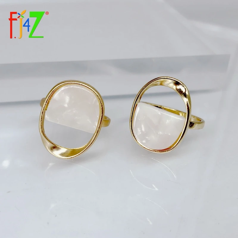 F. J4Z новая простота сплава серьги Мода Польский сверкающий Топ серьга-гвоздик