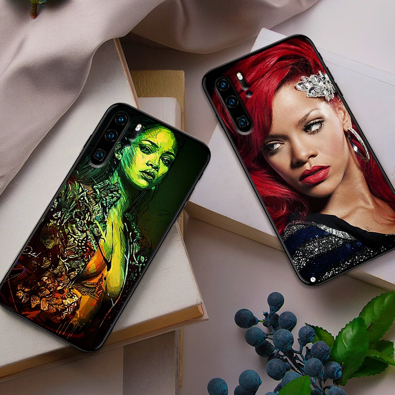 Мягкий силиконовый чехол rihanna с рисунком для девочек huawei P30 Lite Pro P Smart 2016 2019 P8 P9 P10 P20