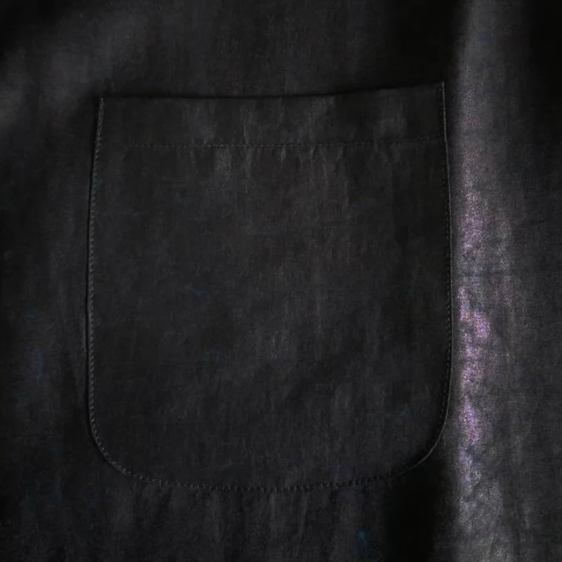 Men 200%Silk 2020 Summer Short Sleeve Casual Shirt Male Social Loose Man Shirts High Quality Camisas Hombre 9026 KJ2252