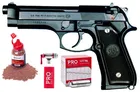 Beretta 92F co2 полностью металлический пистолет для гранул Co2-Shoot .177 Bbs или гранулы, настенный жестяной знак