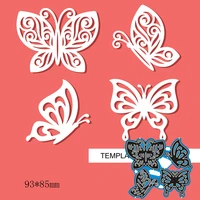 cutting dies laser butterfly new metal decoration scrapbook embossing paper craft album card punch knife mold 9385mm