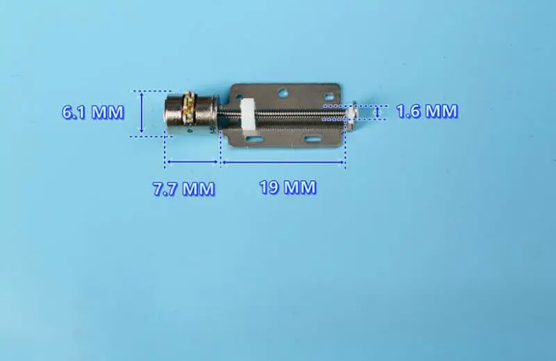 Мини 6 мм линейный привод постоянного тока 3V 5V точность Шаговый двигатель 2 фазный