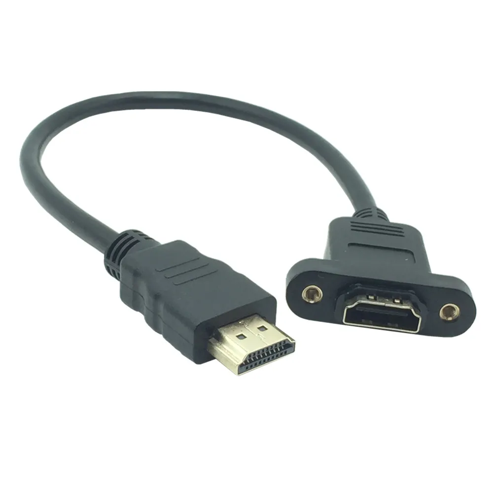 1 шт. 30 см 50 позолоченный HDMI-совместимый Удлинительный кабель штекер-гнездо с