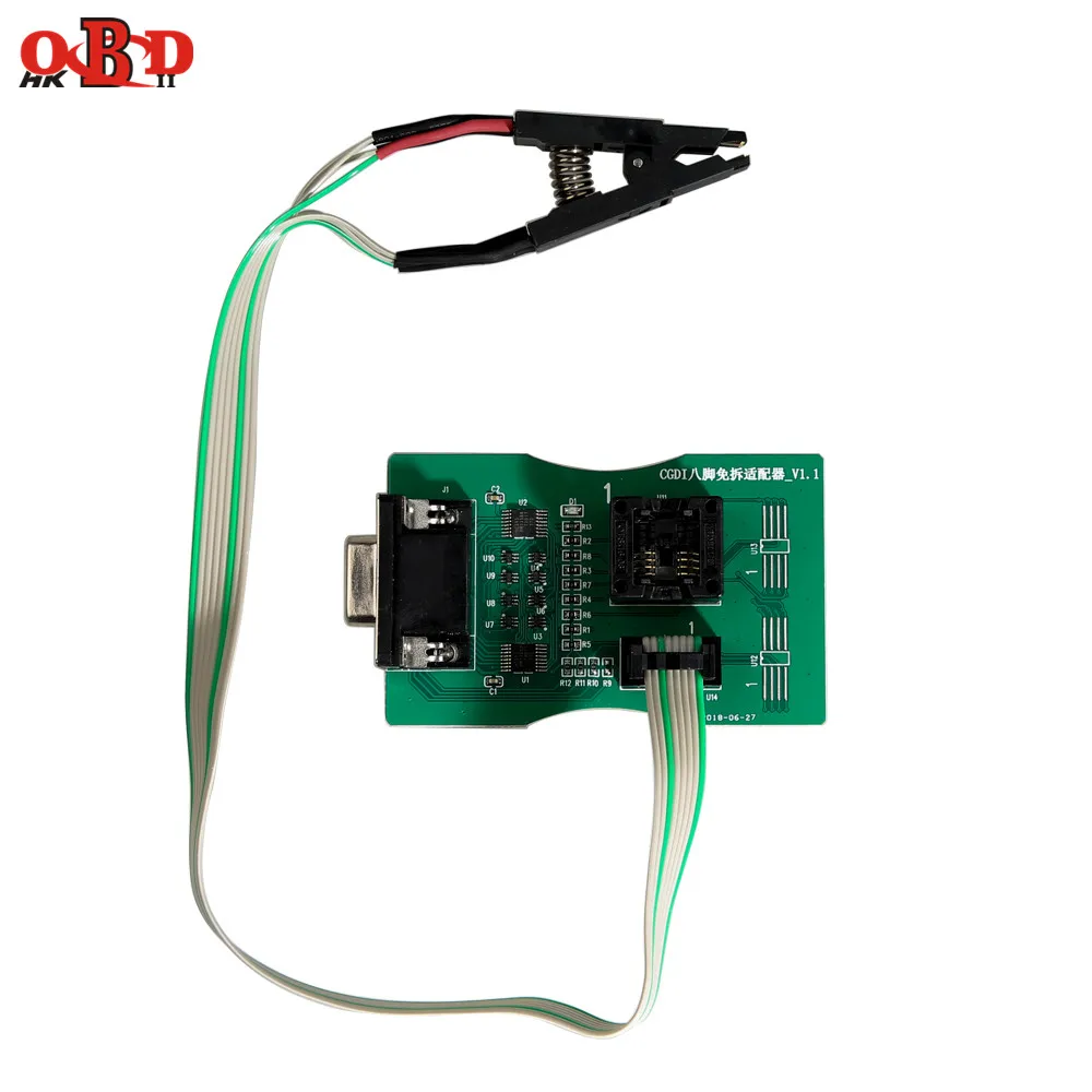 Чтение 8 футов чип свободный Зажим адаптер с CGDI Prog для BMW и XPROG 5 60/5 74 UPA USB ECU