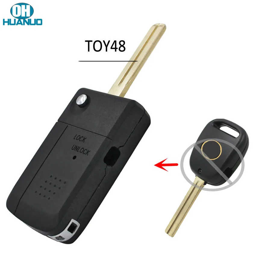 Замена Модифицированная Складная откидная оболочка ключа дистанционного