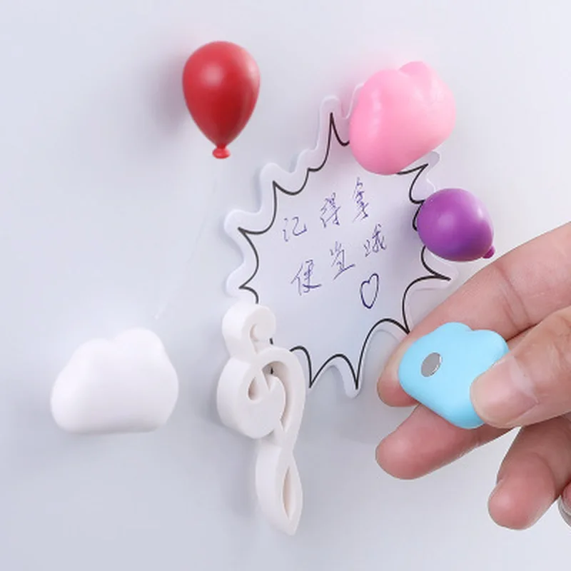 New 6Pcs/Set Creative Musical Notes Fridge Magnet Refrigerator Message Sticker Home Decor Kitchen Accessory Educational Toy | Дом и сад