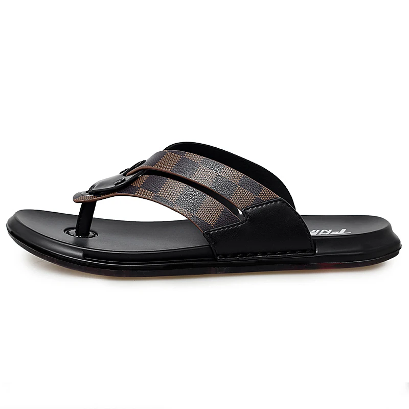 

AIYUQI Beach Slippers Men 2021 Summer Men's Shoes Wear-resistant Personality Non-slip Clip Foot Sandals Flip-flops Men