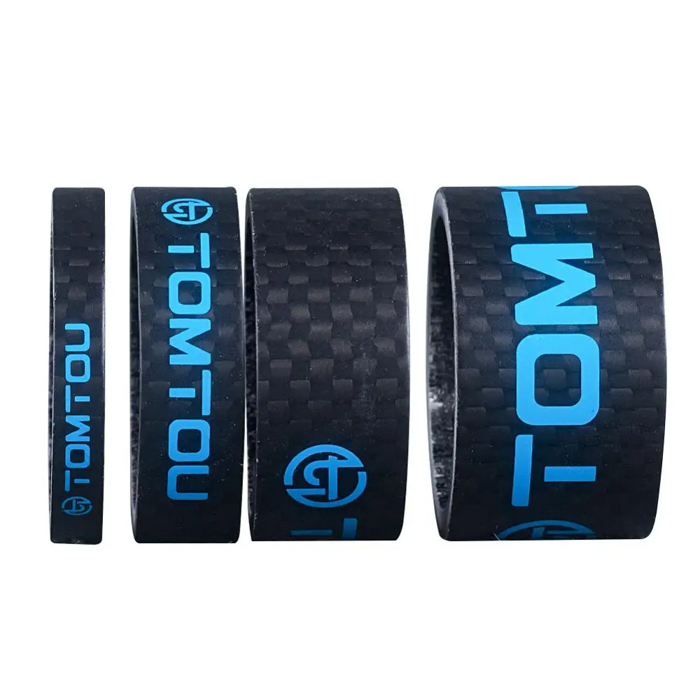 

TOMTOU Matte 3K Carbon Fiber Washer Sets Bicycle Headset Bike Stem Washer Spacer 5mm 10mm 15mm 20mm 1-1/8 inch 28.6mm