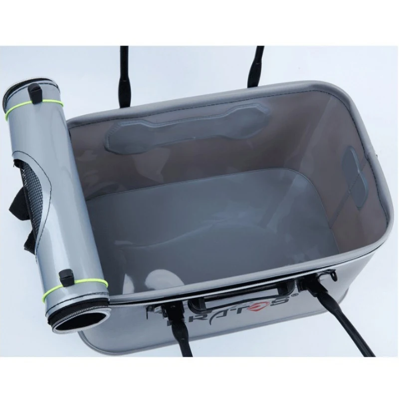 

Portable EVA Fishing Bag Collapsible Fishing Bucket Live Fish Box Camping Water Container For Hiking Fishing