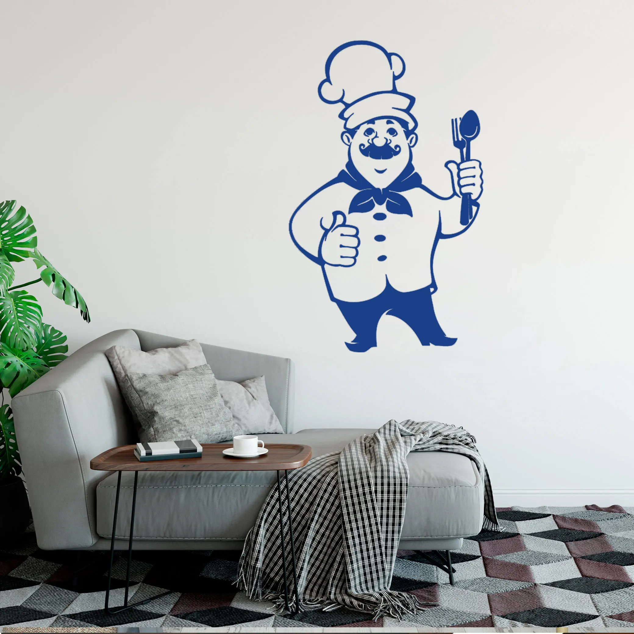 Водостойкая виниловая настенная наклейка Chief Cook cx2160 для кухни столовой дома