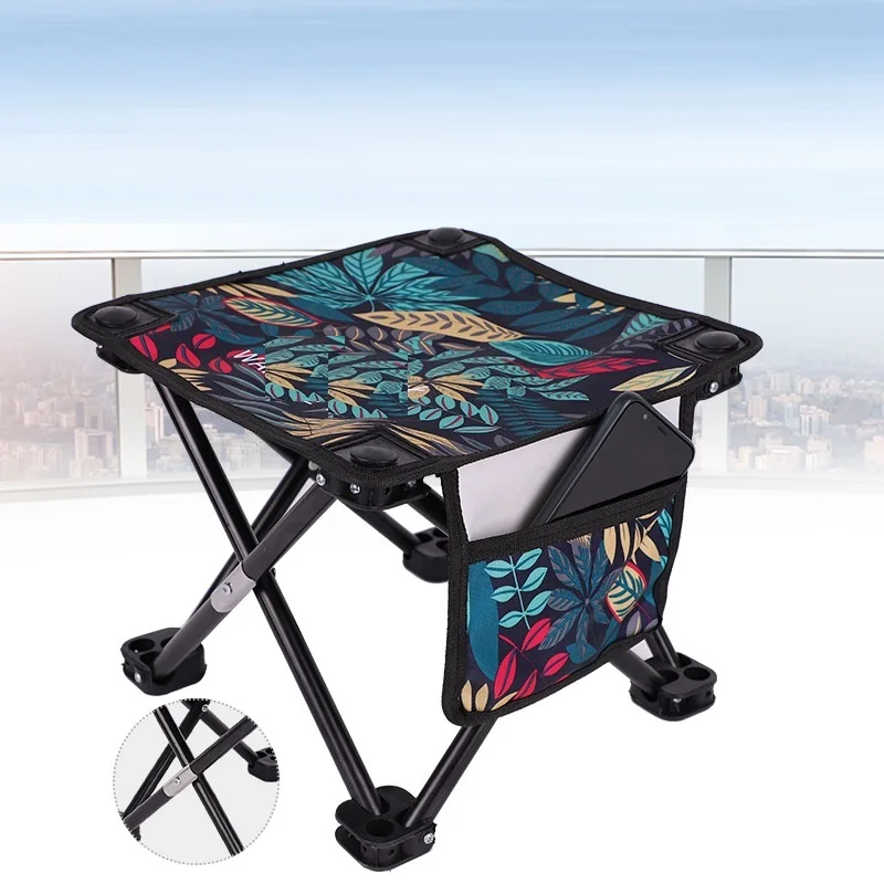 

Уличное складное рыболовное кресло из ткани Оксфорд для кемпинга, легкое сиденье для путешествий, кемпинга, пляжа, уличная мебель