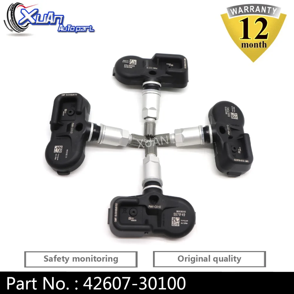 XUAN, 4 шт., датчик давления в шинах, TPMS для Scion iM, Toyota Avalon Camry Corolla, Yaris, Rav-4, Highlander Prius C V Prime