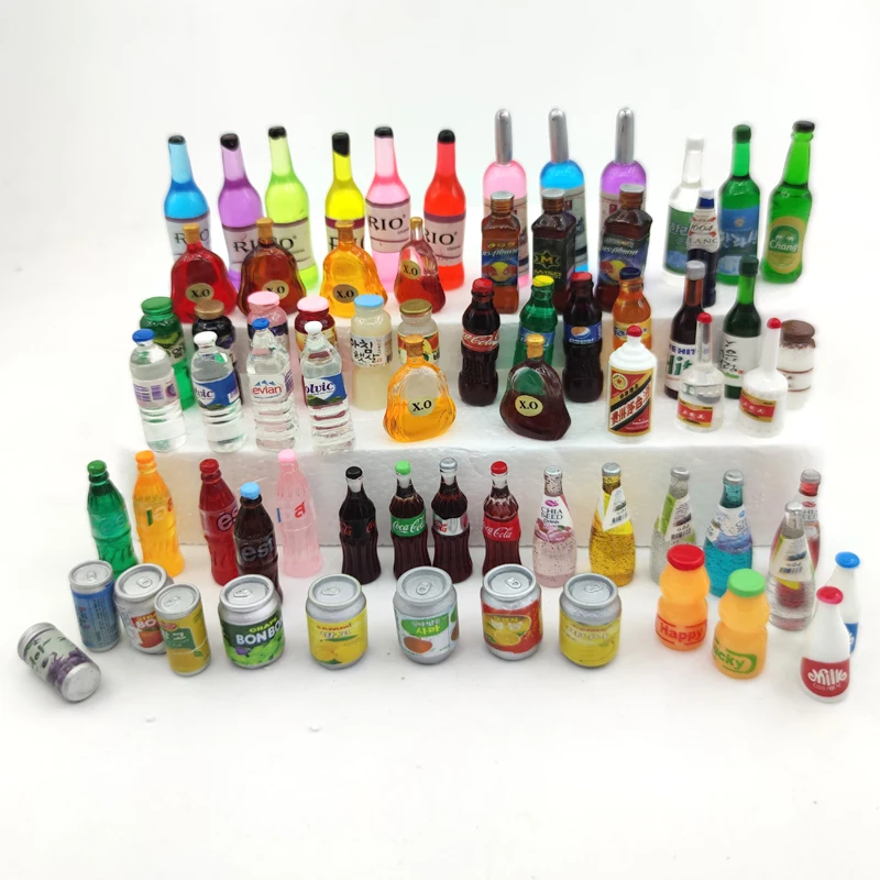 Кукольный домик Миниатюрные аксессуары имитация напитков модель ролевые игры