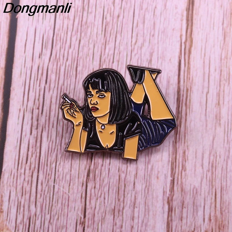 

DZ692 Movie Enamel Pin Brooches Bag Lapel Pin Cartoon Holiday Badge Jewelry Gift for Kids Friends