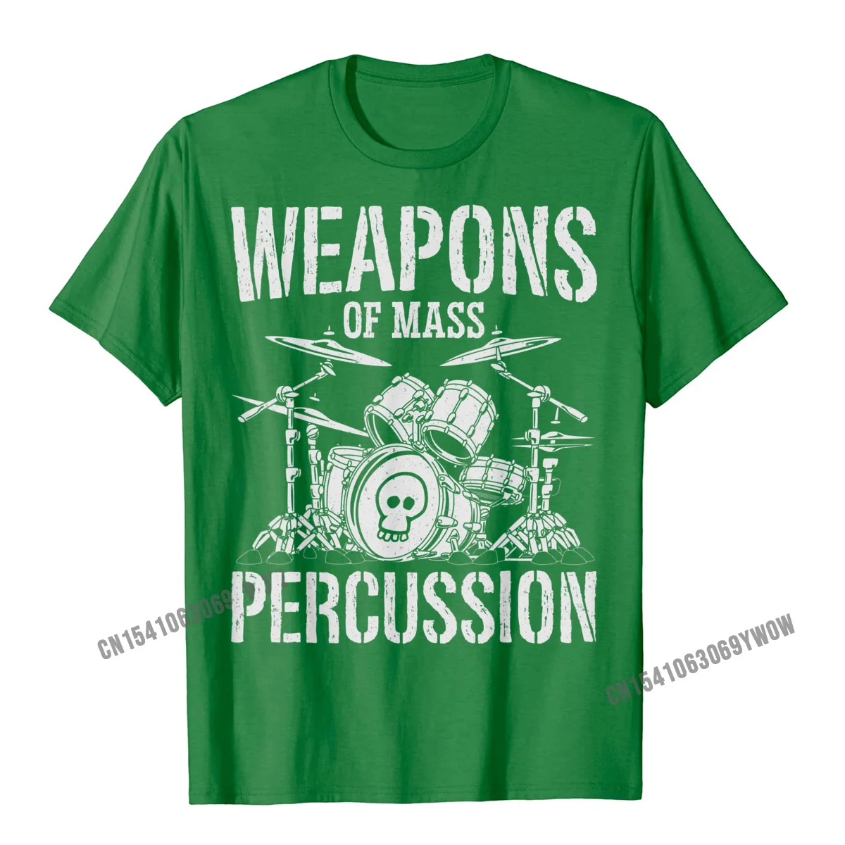 Оружие масс-перкуссия Забавный барабанщик набор барабанщиков Мужская футболка
