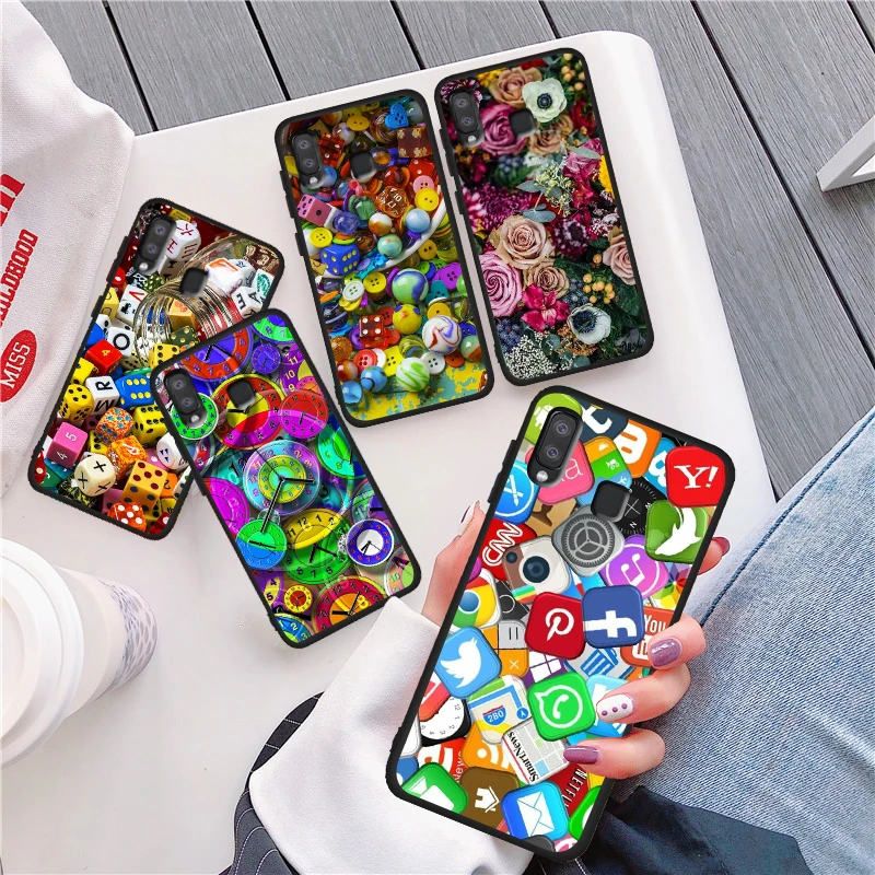 Чехол для телефона Samsung A50 A51 A20 A30 A10E A20E A70 A40 A31 A50S A71 A01 A21 A10S Цветочная Роза со