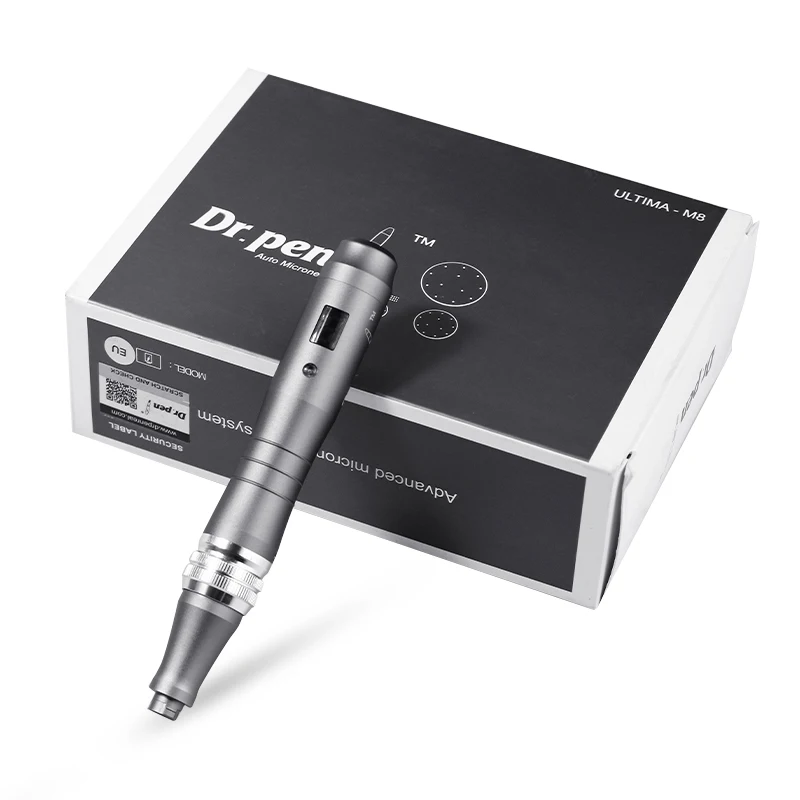 Подлинный Dr.pen Ultima M8-W с 12 шт. картриджей беспроводной набор для ухода за кожей